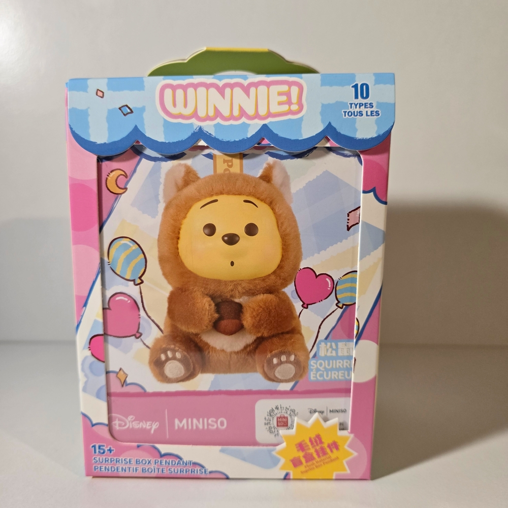 Winnie The Pooh Miniso Blind Box - Squirrel Disney X Miniso